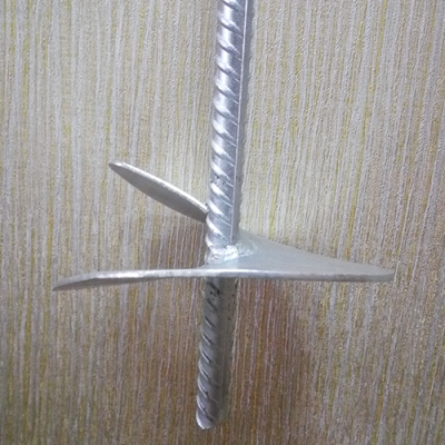 Anchor anchor for vineyard galvanized for trellis