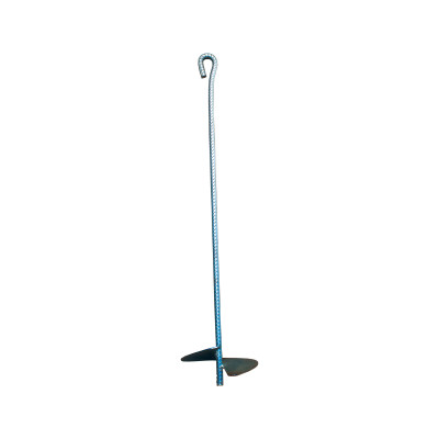 Anchor anchor for vineyard galvanized for trellis
