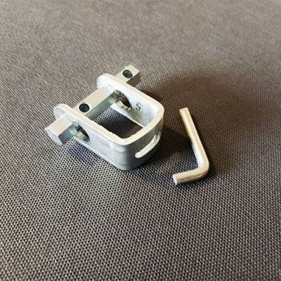 U-shaped tensioner for trellis wire or cable