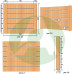 Wooden container for apples F1-9-B-100