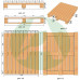 Wooden container for apples F1-9-B-100