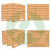 Wooden container for apples F1-9-B-100